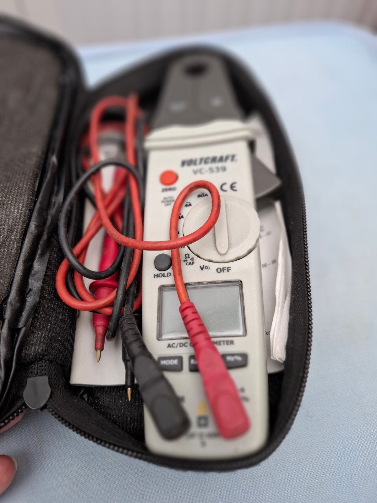 Pince multimètre Voltcraft VC - 539 - AC/DC, Enlèvement, Utilisé, Électricité