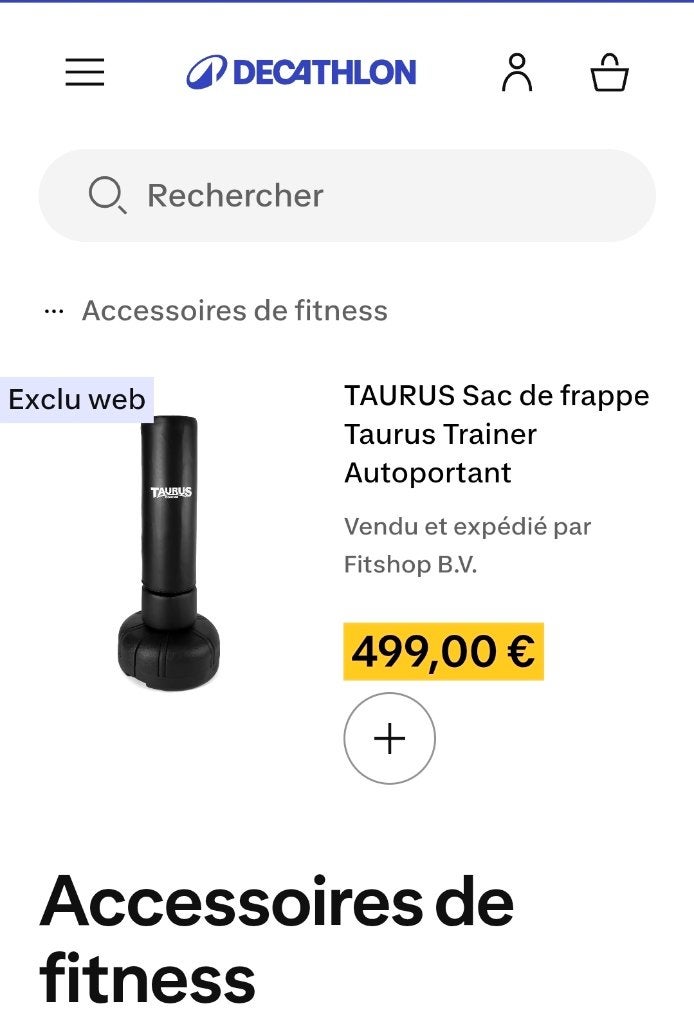Taurus Boxing Trainer Stand Bokszak, Ophalen, Zo goed als nieuw, Bokszak