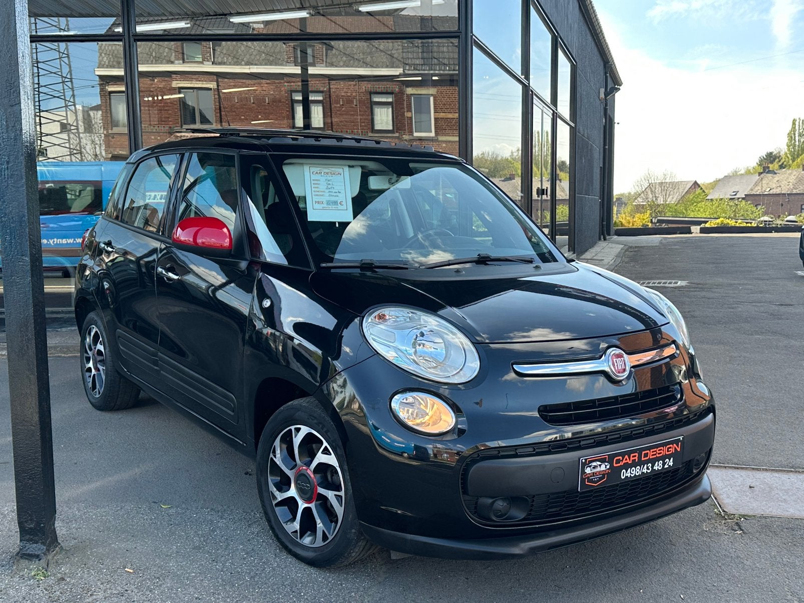 Fiat 500L / 1.4i / 2017 / 110.000km / garantie, Auto's, Fiat, Zwart, Bedrijf, 5 deurs, 1368 cc