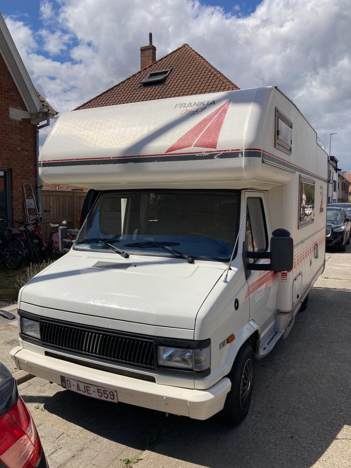 Fiat Ducato Frankia Mobilhome, Caravans en Kamperen, Alkoof, Fiat, Boiler, Particulier