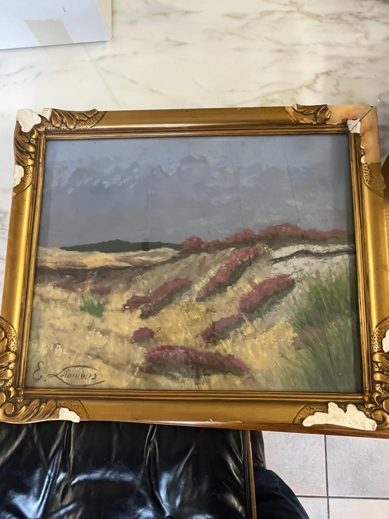 Huile sur panneau signée par Emile Lemmens, Antiquités & Art, Enlèvement ou Envoi