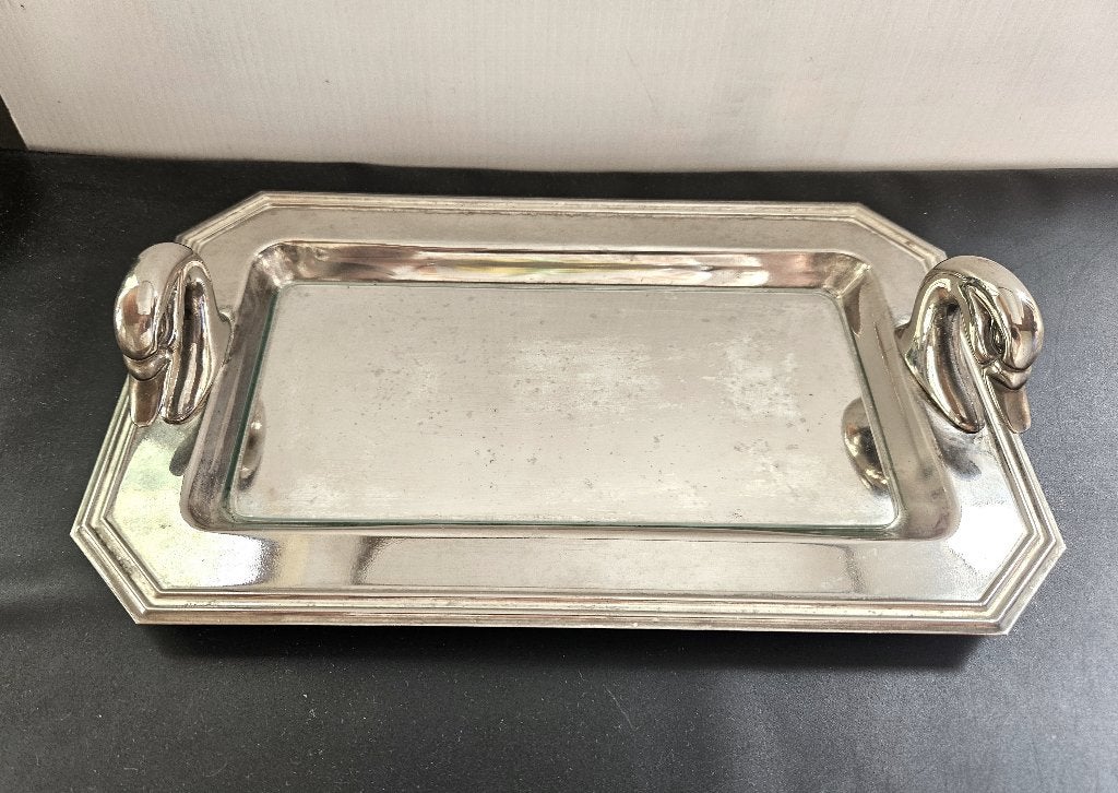 Art Deco. Verzilverd schaaltje., Antiek en Kunst, Ophalen