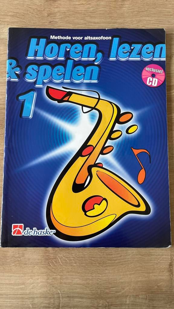 Verschillende boeken met cd, Musique & Instruments, Instruments à vent | Saxophones, Enlèvement, Utilisé, Alto