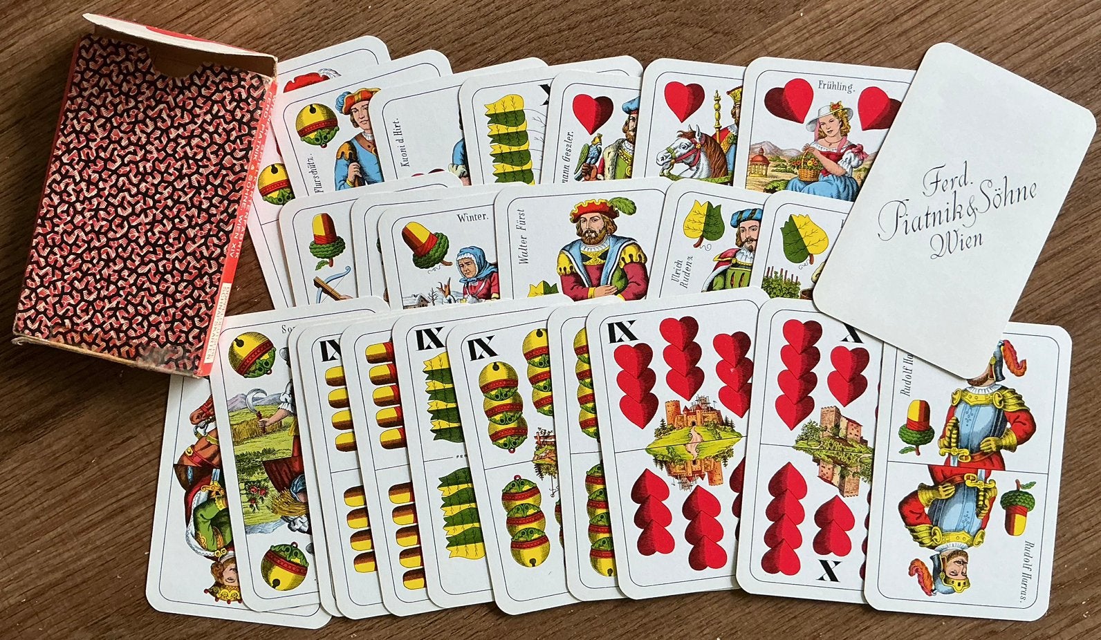 Ancien jeu de cartes PIATNIK, Enlèvement ou Envoi, Comme neuf, Carte(s) à jouer