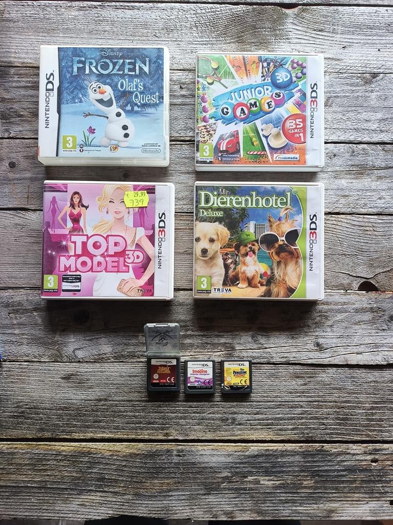 Nintendo DS & 3DS games lot 7 stuks, Ophalen of Verzenden, Gebruikt, Avontuur en Actie, Vanaf 3 jaar