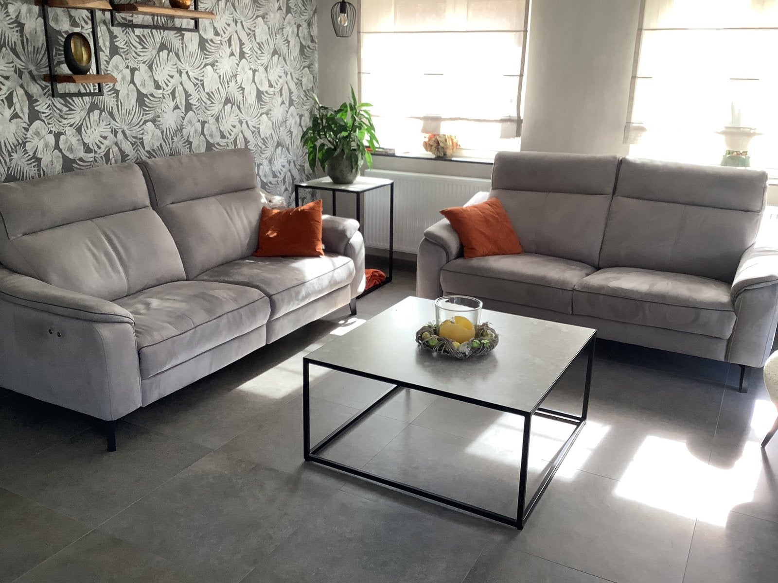 Salon Henders & Hazel ALS NIEUW, Huis en Inrichting, Ophalen, Zo goed als nieuw, Stof
