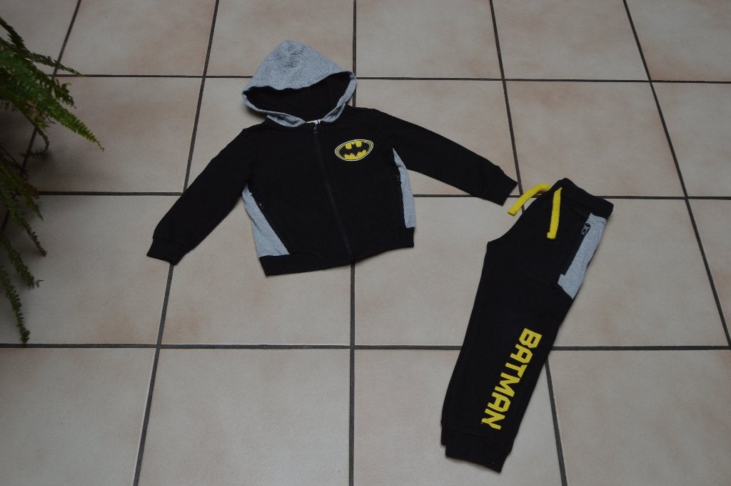 Training "Batman" noir et gris T98/104 Très Bon Etat!, Enlèvement ou Envoi, Ensemble, Comme neuf, Batman