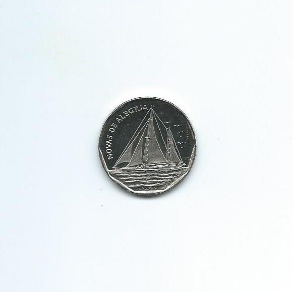Kaapverdië, 20 Escudos 1994, Sailship - Novas de Alegria., Timbres & Monnaies, Monnaies | Afrique, Enlèvement ou Envoi, Autres pays