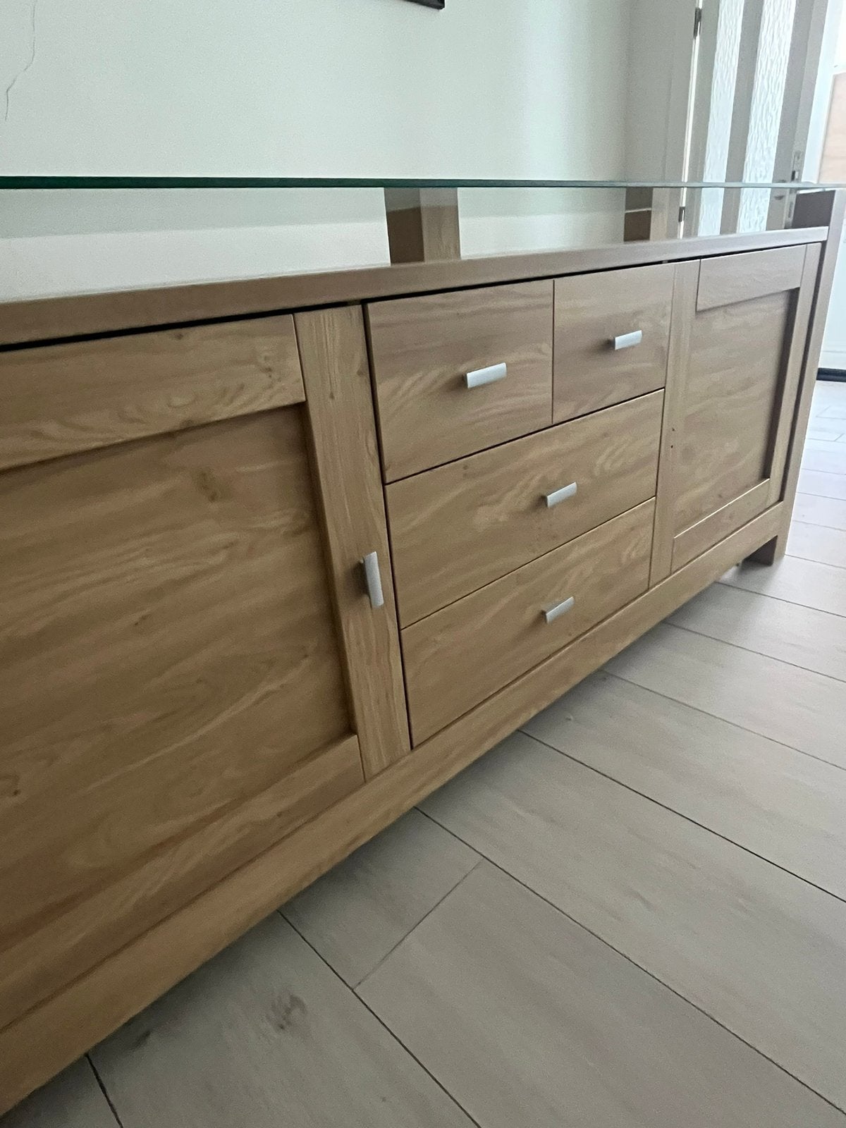 Dressoir, Huis en Inrichting, Ophalen, Zo goed als nieuw, Glas