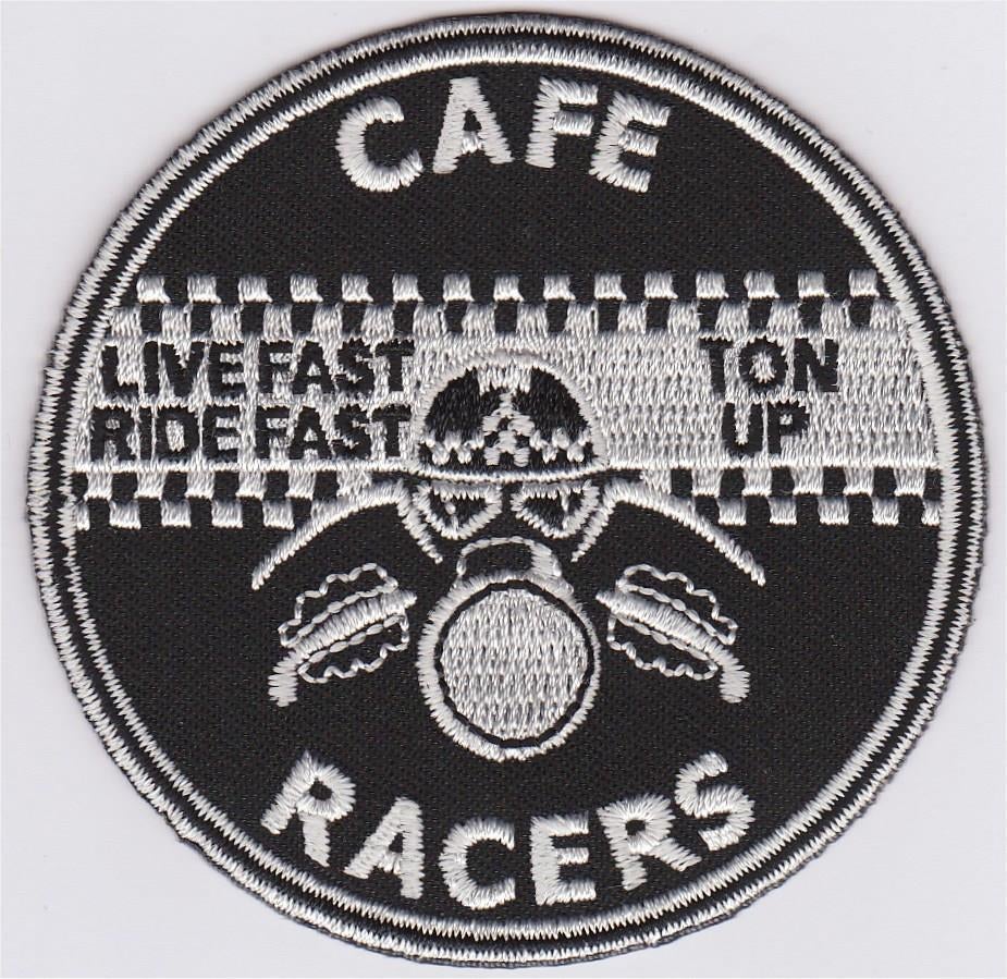 Cafe Racer Ton Up stoffen opstrijk patch embleem #3, Envoi