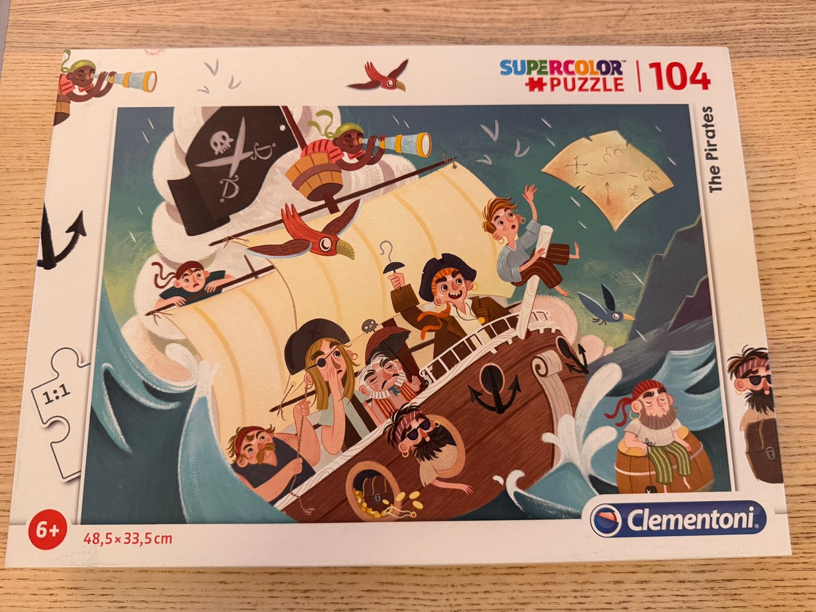 Clementoni puzzel 104 stukjes nr. 27278, Ophalen, Zo goed als nieuw