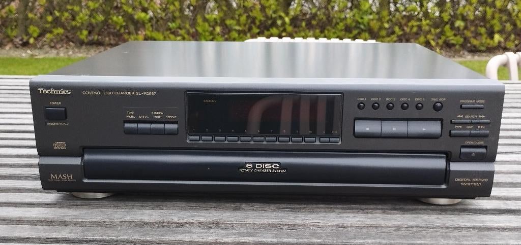 Lecteur CD Technics SL-PD667 Multi (5), Enlèvement ou Envoi, Comme neuf, Technics, Changeur