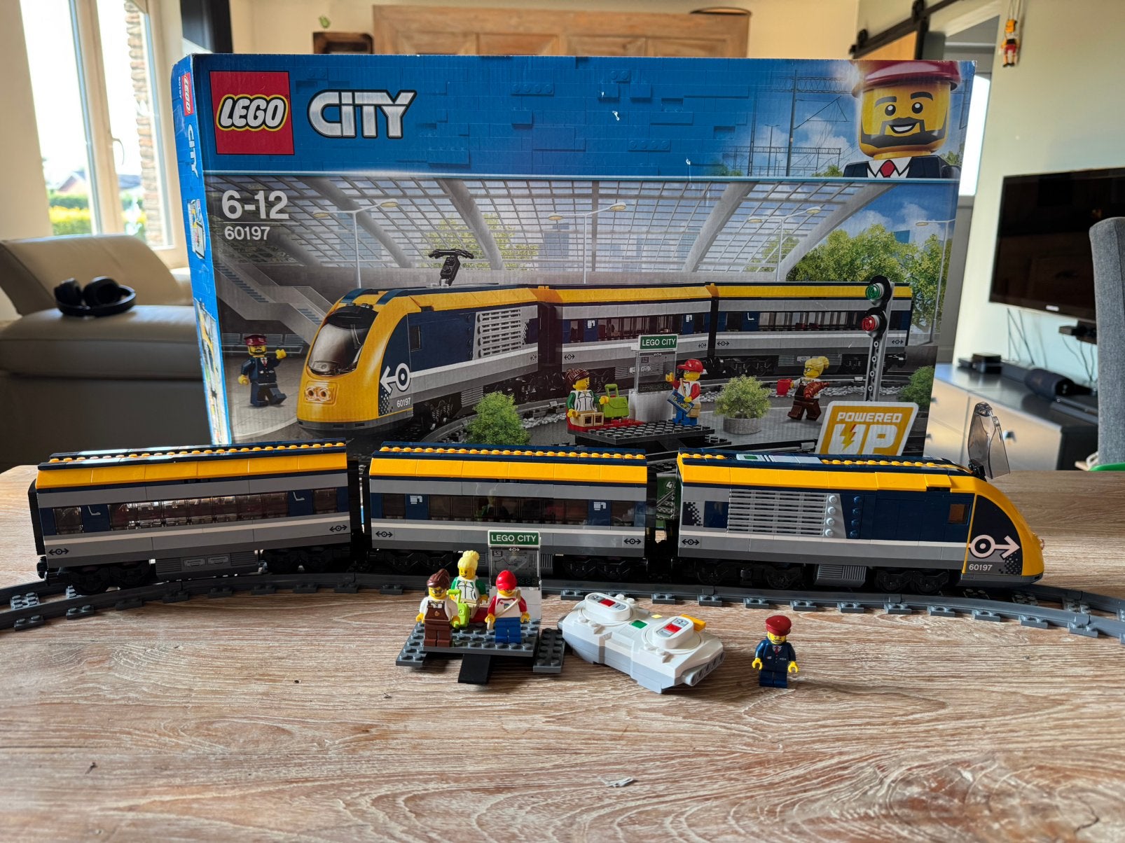 Lego city passagierstrein 60197, City, Lego, Ensemble complet, Comme neuf