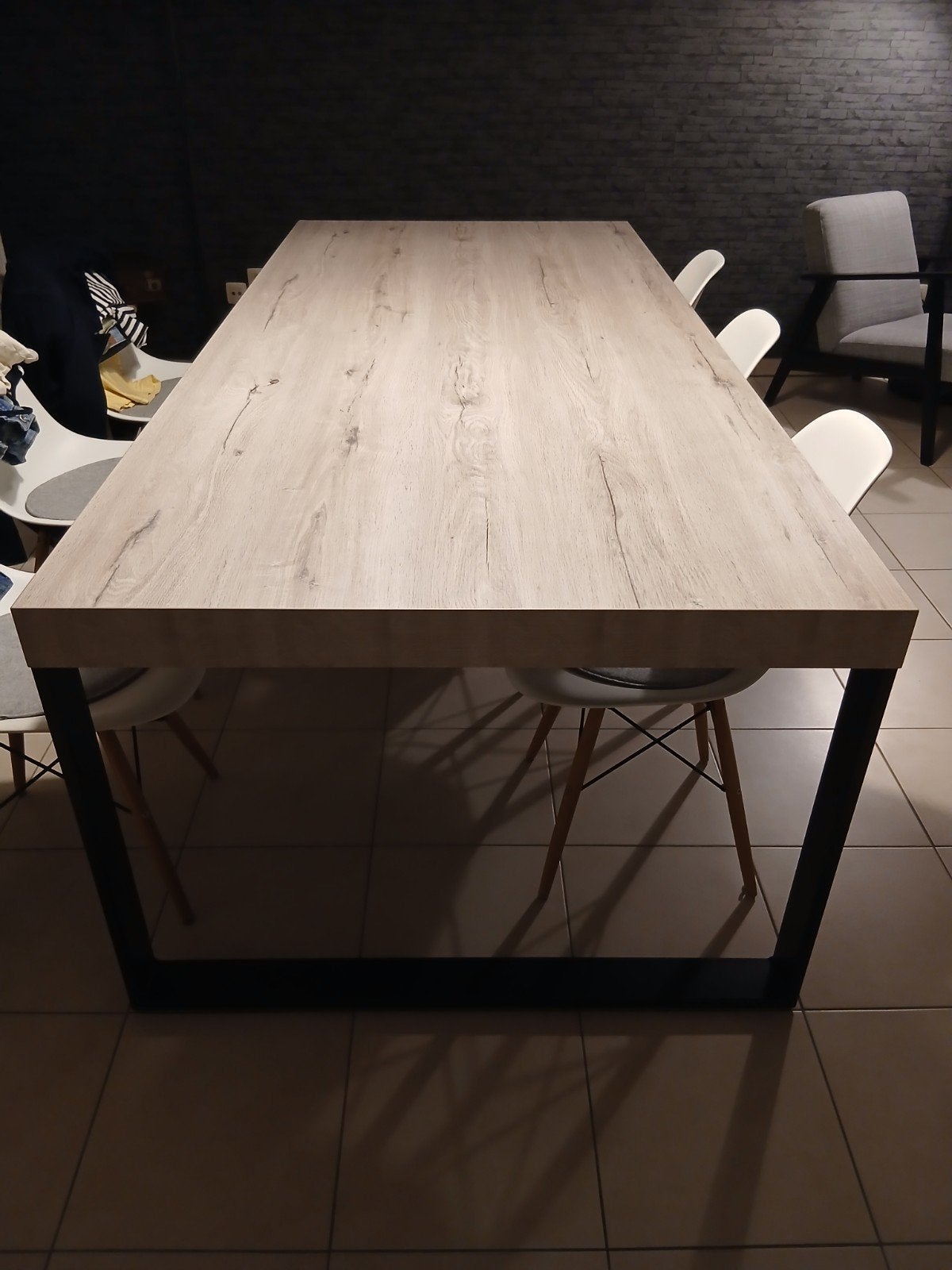 eettafel 225x 100, Ophalen
