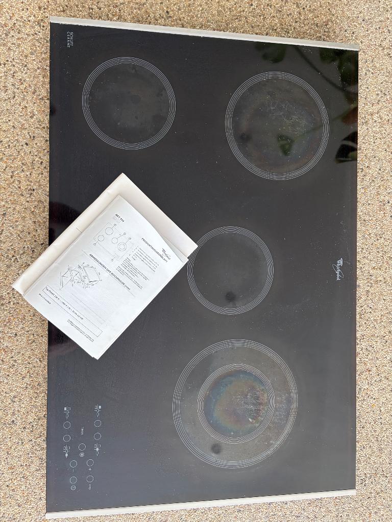 Vitro keramische kookplaat, Elektronische apparatuur, Kookplaten, Ophalen, Gebruikt, Keramisch, 4 kookzones