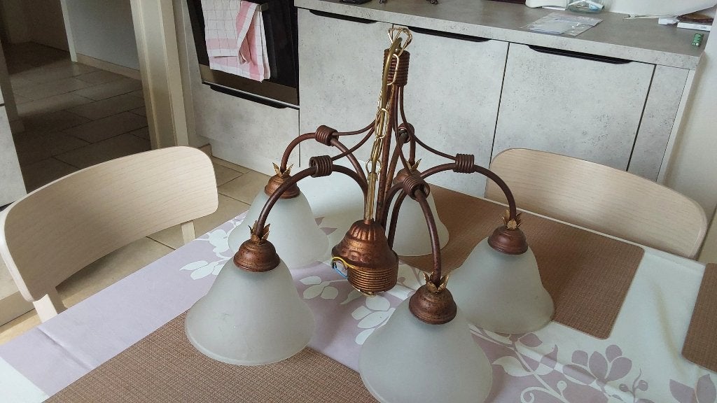 Luster, Ophalen, Zo goed als nieuw, Glas