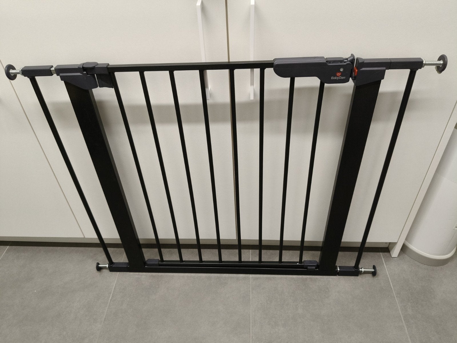 traphekje babydan, Ophalen, Aluminium, Zo goed als nieuw, Klemhekje