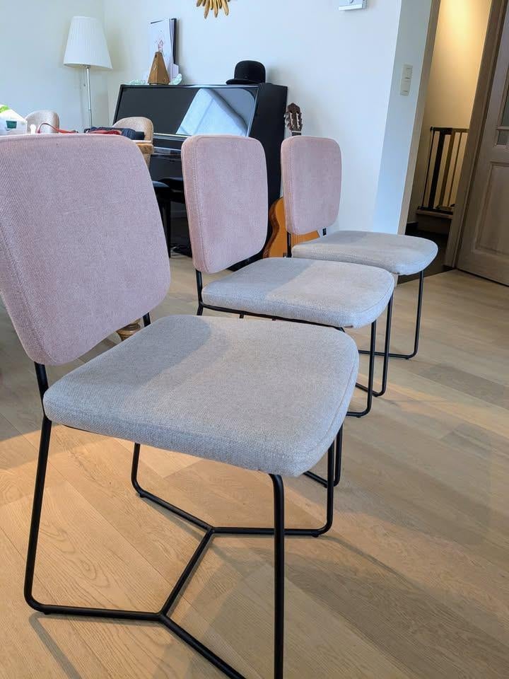 Chaises PR Living Design, Tissus, Trois, Autres couleurs, Design