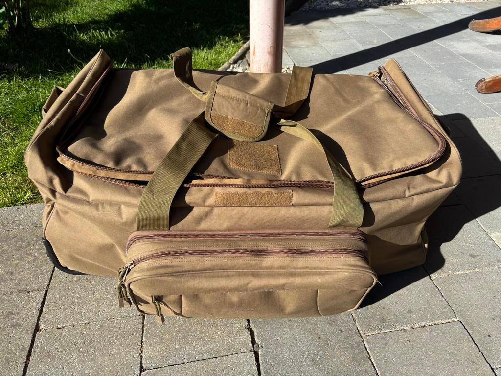 101 inc trolley / tactical / airsoft bag tas 120 liter, Ophalen, Gebruikt, Beige