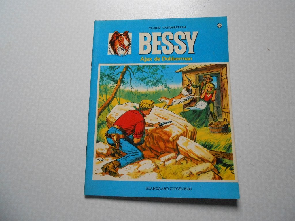 Bessy 76 Ajax de dobberman 1969 1 ste druk., Boeken, Willy Vandersteen, Eén stripboek, Nieuw, Ophalen of Verzenden