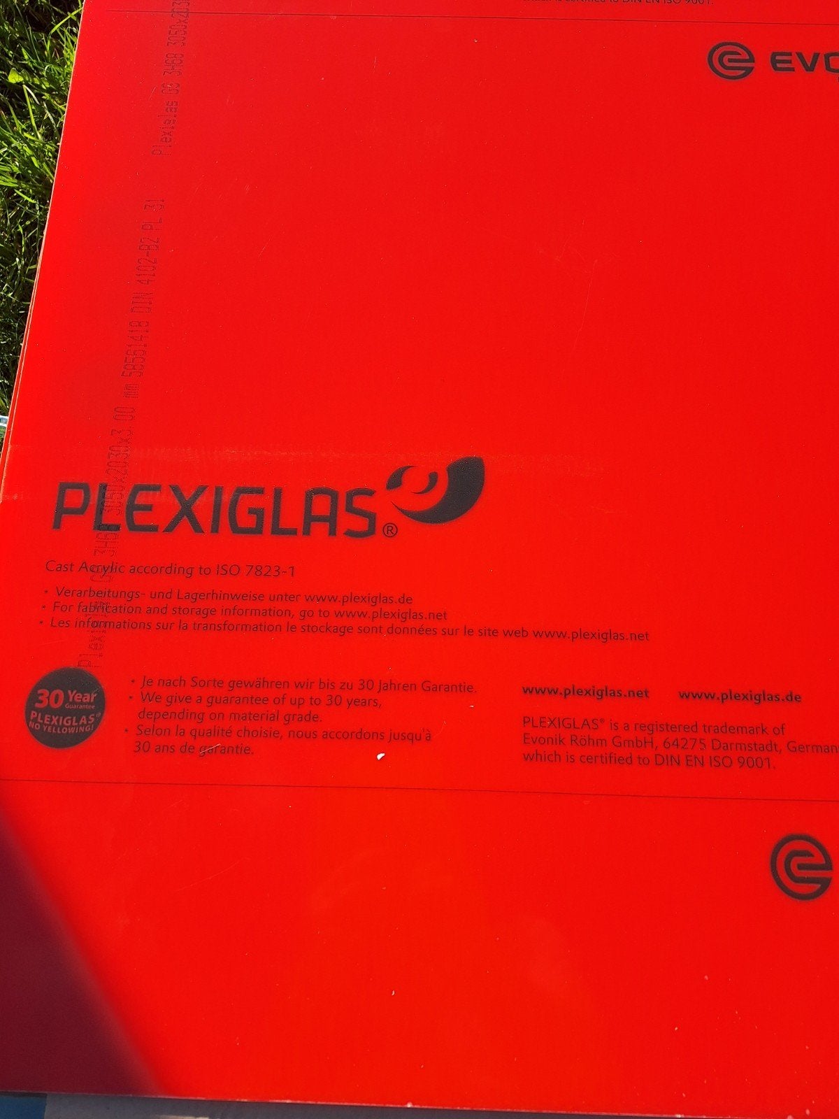 plexiplaat rood, Doe-het-zelf en Bouw, Ophalen, Nieuw