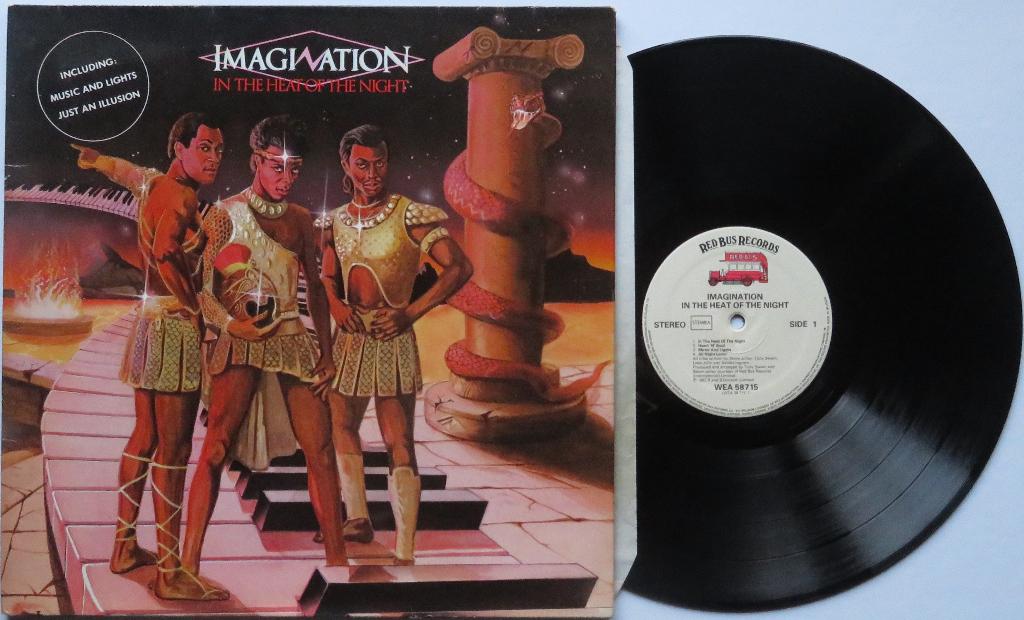 Imagination - Dans la chaleur de la nuit. LP, CD & DVD, Vinyles | Dance & House, 12 pouces, Enlèvement ou Envoi, 1980 - 1989, Utilisé