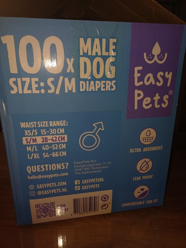 CHIENS PAMPERS, Autres marques, Enlèvement, Neuf, Autres types
