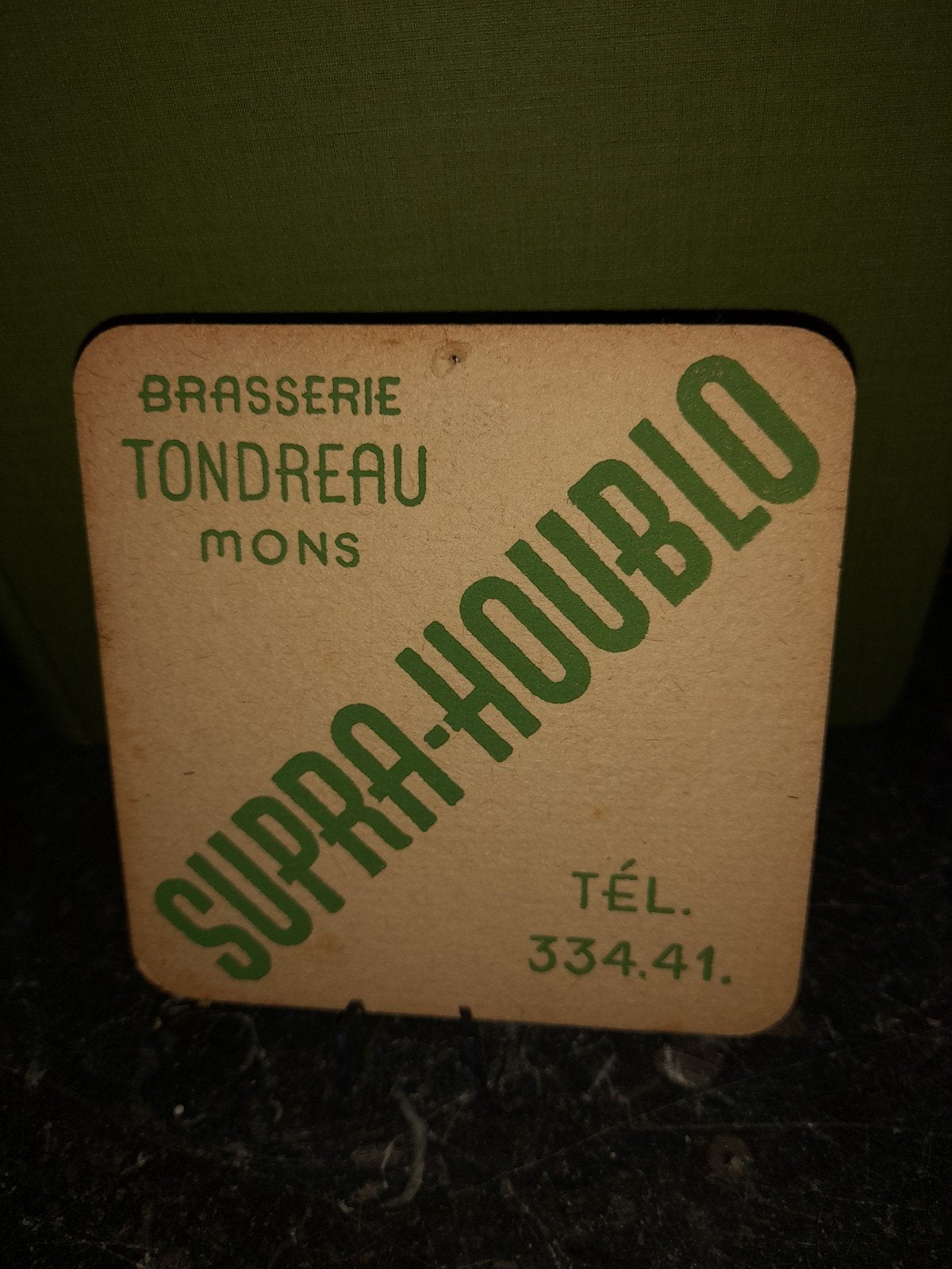 tapis à bière brasserie tondreau Mons recto-verso, Enlèvement ou Envoi