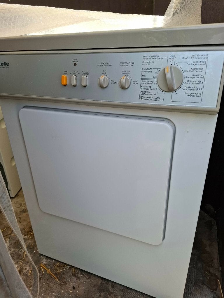 droogkast Miele, Elektronische apparatuur, Droogkasten, Ophalen, Gebruikt, Luchtafvoer, Voorlader