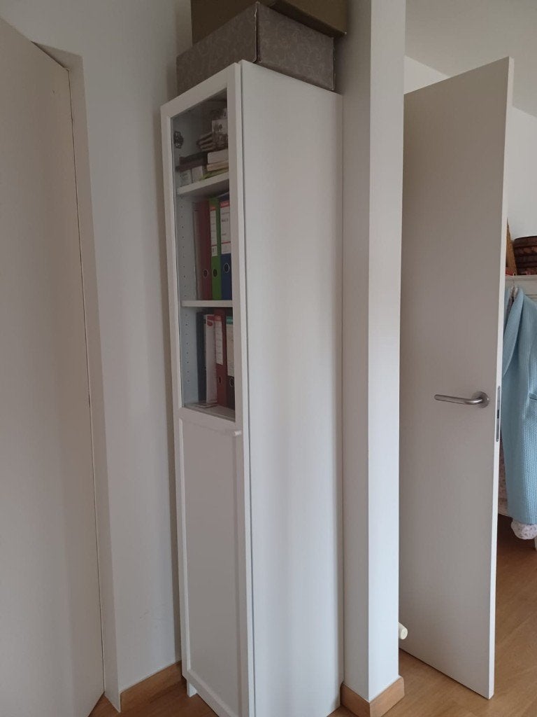 Boekenkast met glazen paneel/deur, Ophalen, Nieuw, 50 tot 100 cm, Glas