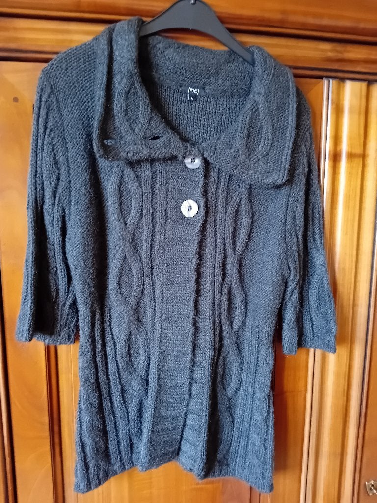 Kleding, Kleding | Dames, Maat 42/44 (L), Ophalen of Verzenden, Zo goed als nieuw, Grijs