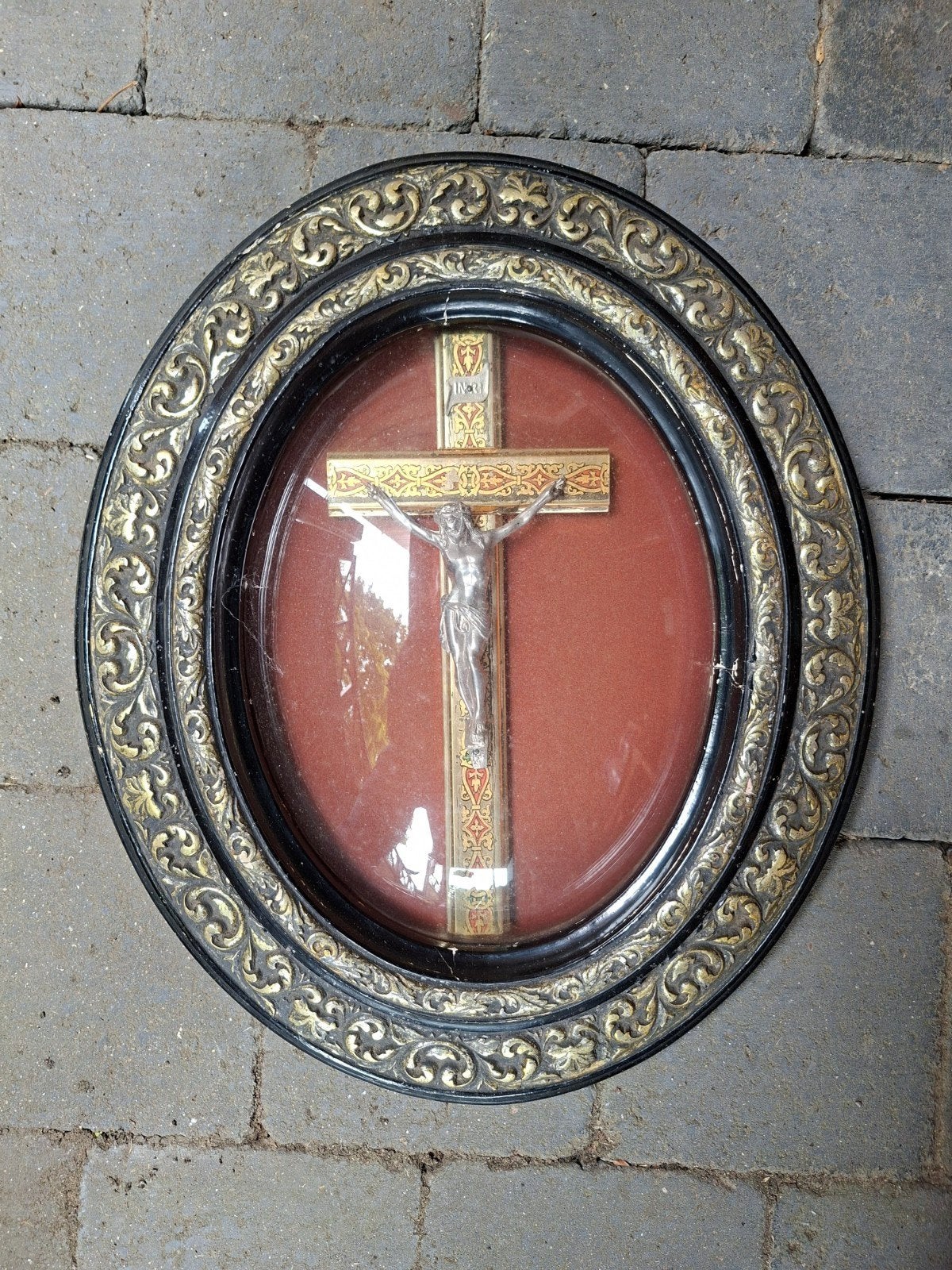 cadre religieux bombé, Antiquités & Art