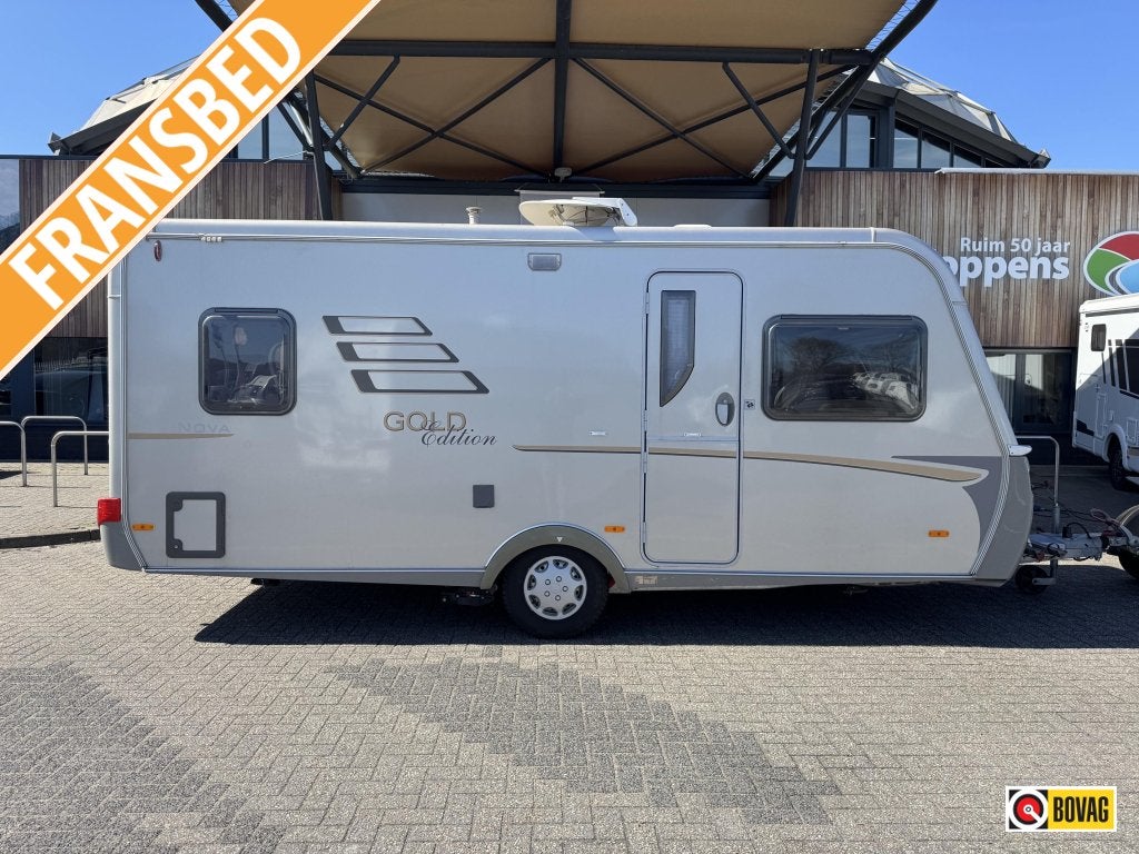 Eriba Nova 465 2008 MOVER + LUIFEL!, Caravans en Kamperen, Rondzit, Lengtebed, 4 tot 5 meter, Eriba