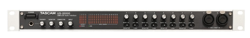Opnameset TASCAM US2000 + Tascam MA8 + Millenium MS8, 16 Kan, Enlèvement, Utilisé, Audio