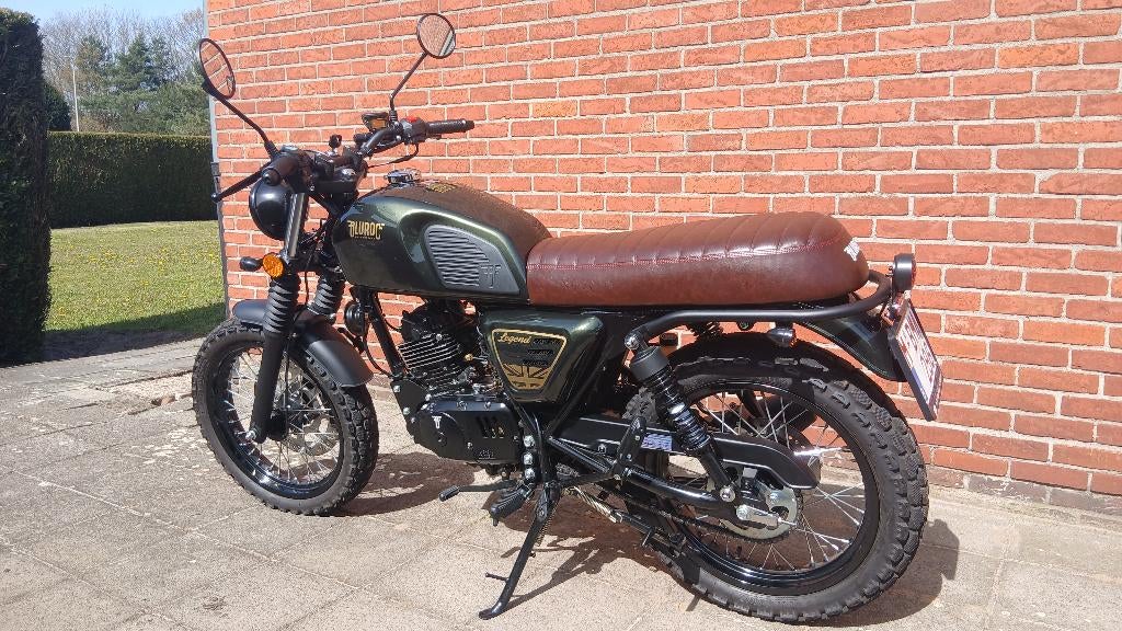 Bluroc Legend 125 - British Green, Occasion, Permis Moto A1 minimum, Particulier, Autre