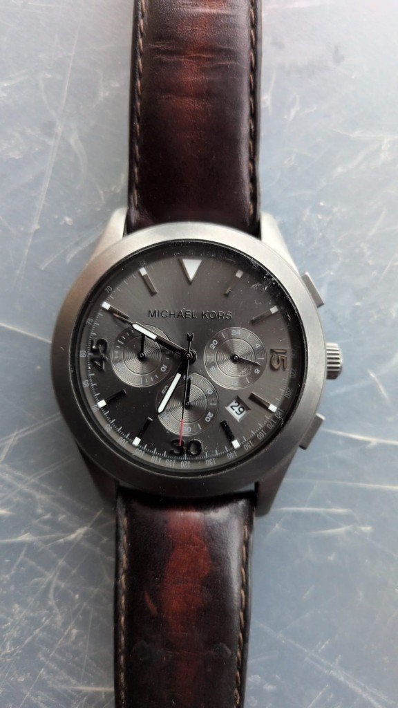 heren horloge Michael Kors - 40€, Handtassen en Accessoires, Horloges | Heren, Ophalen of Verzenden, Gebruikt, Polshorloge