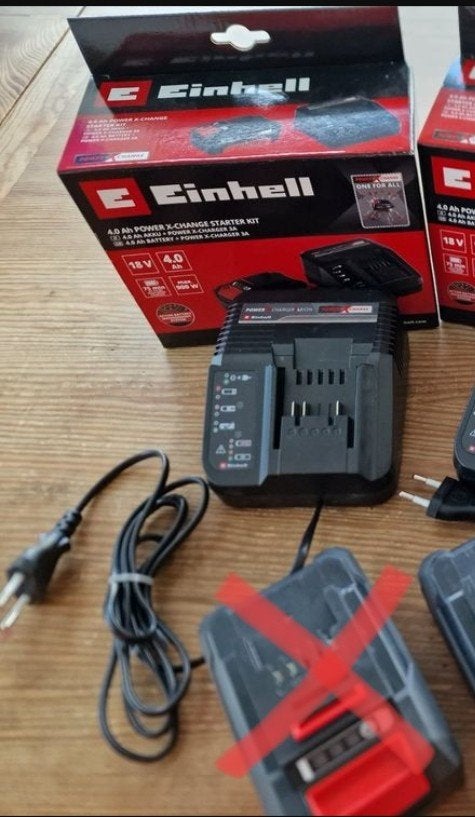 Nieuwe/ongebruikte Einhell Power X Change 3 ampère Lader, Doe-het-zelf en Bouw, Ophalen, Nieuw