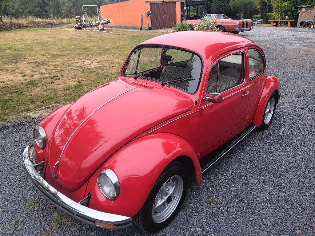 Vw-coccinelle avec CT ., Auto's, Volkswagen, Stof, Beetle (Kever), 4 cilinders, Grijs