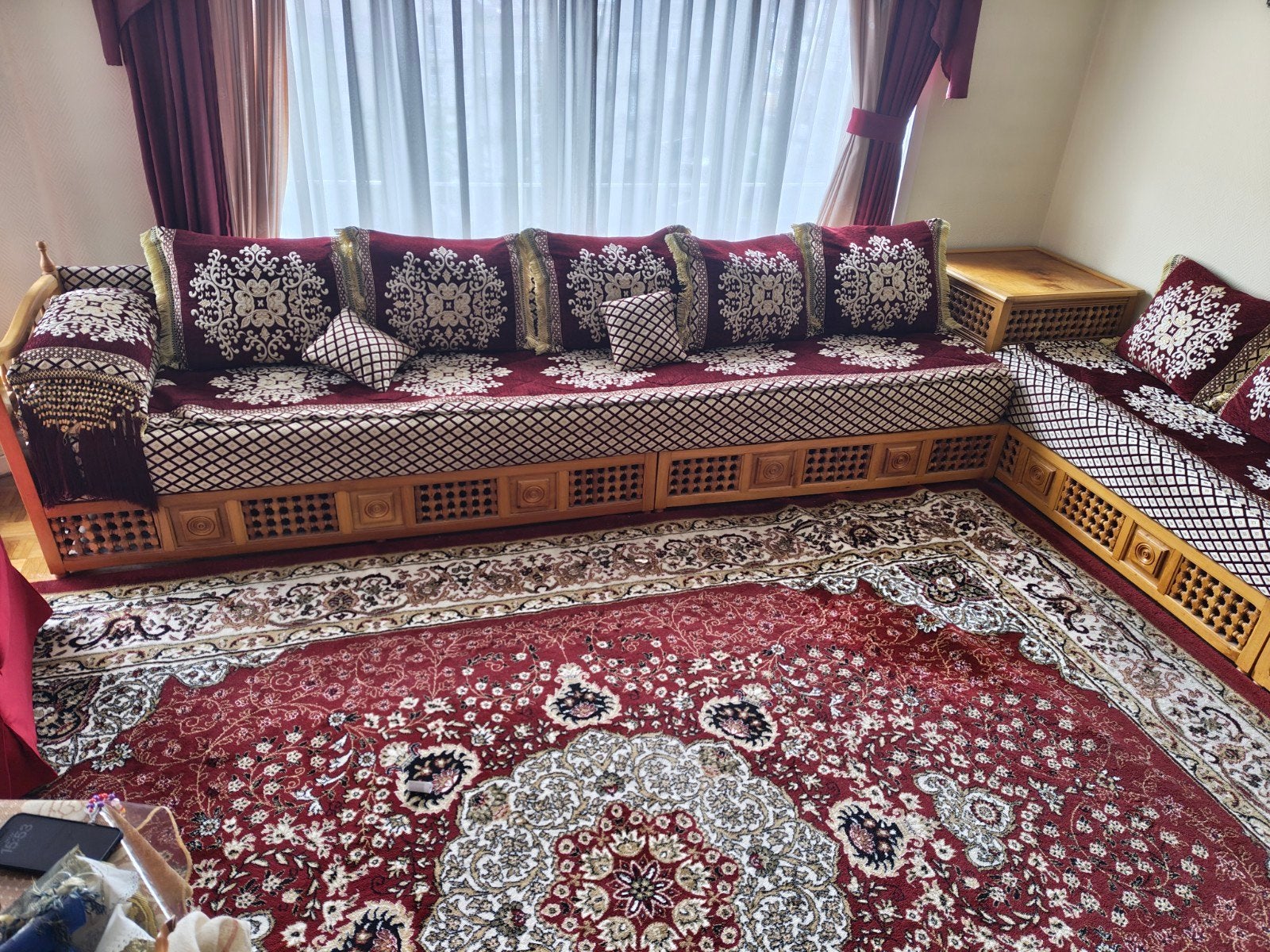 Salon marocain 3m50 sur 2m40