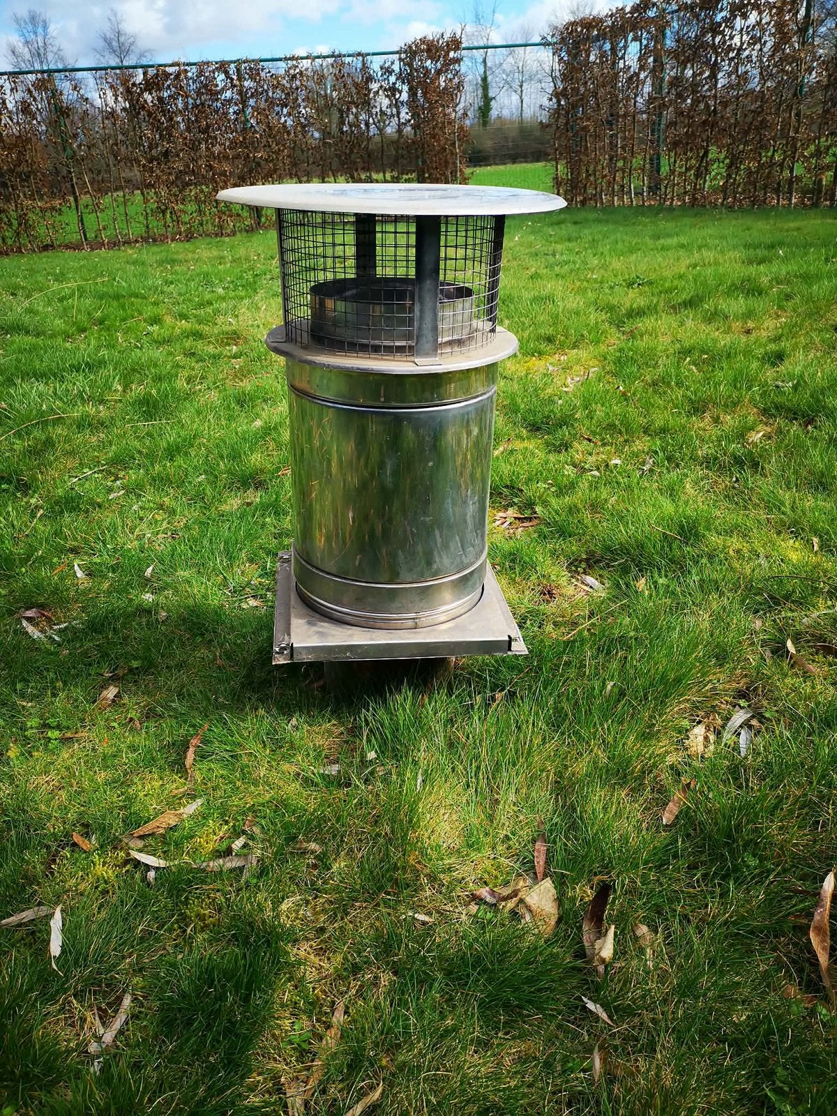Inox schouw doorvoer, Tuin en Terras, Ophalen, Zo goed als nieuw