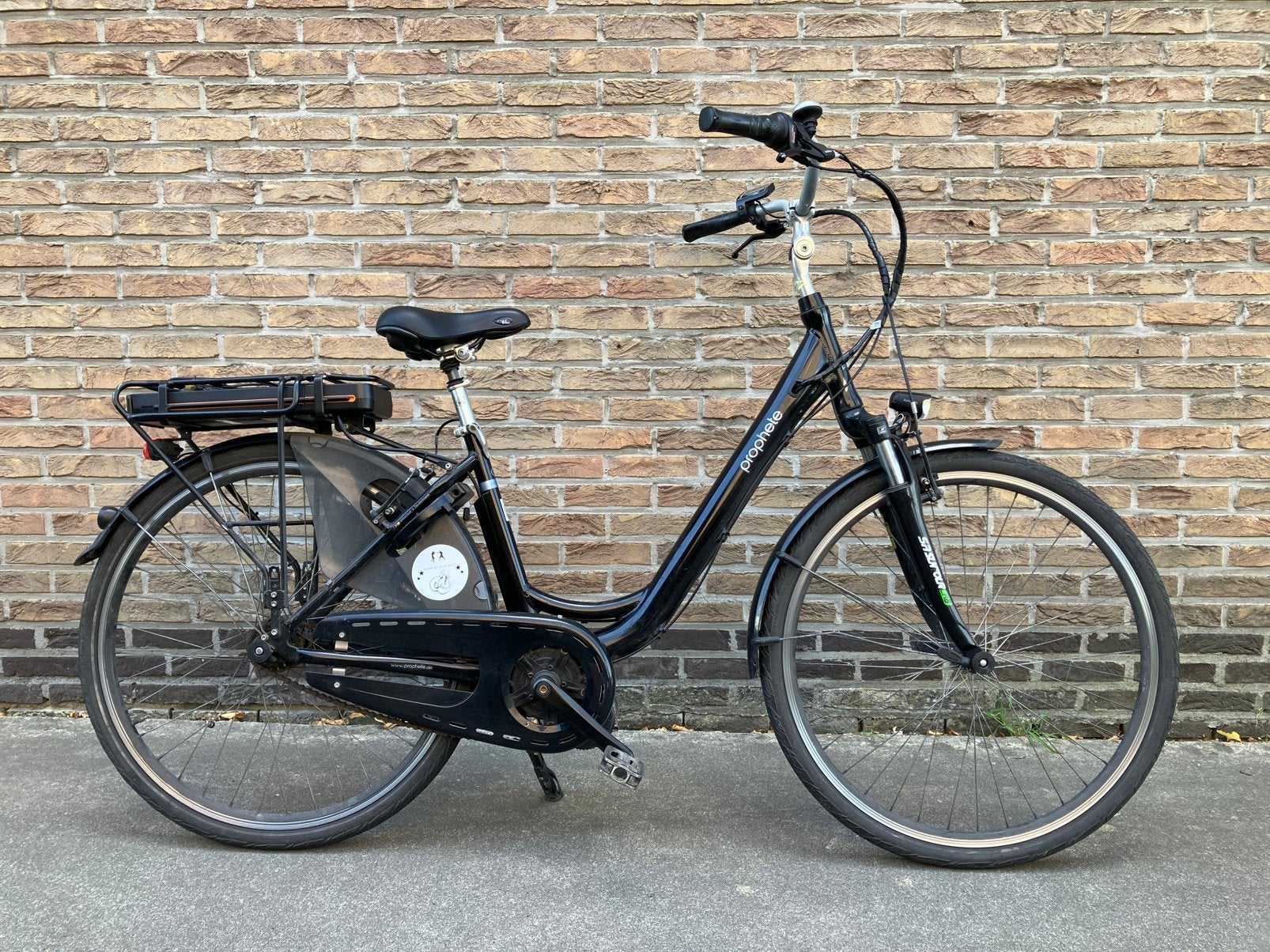 Prophete elektrische damesfiets met weinig kms, Fietsen en Brommers, Elektrische fietsen, Ophalen, Zo goed als nieuw