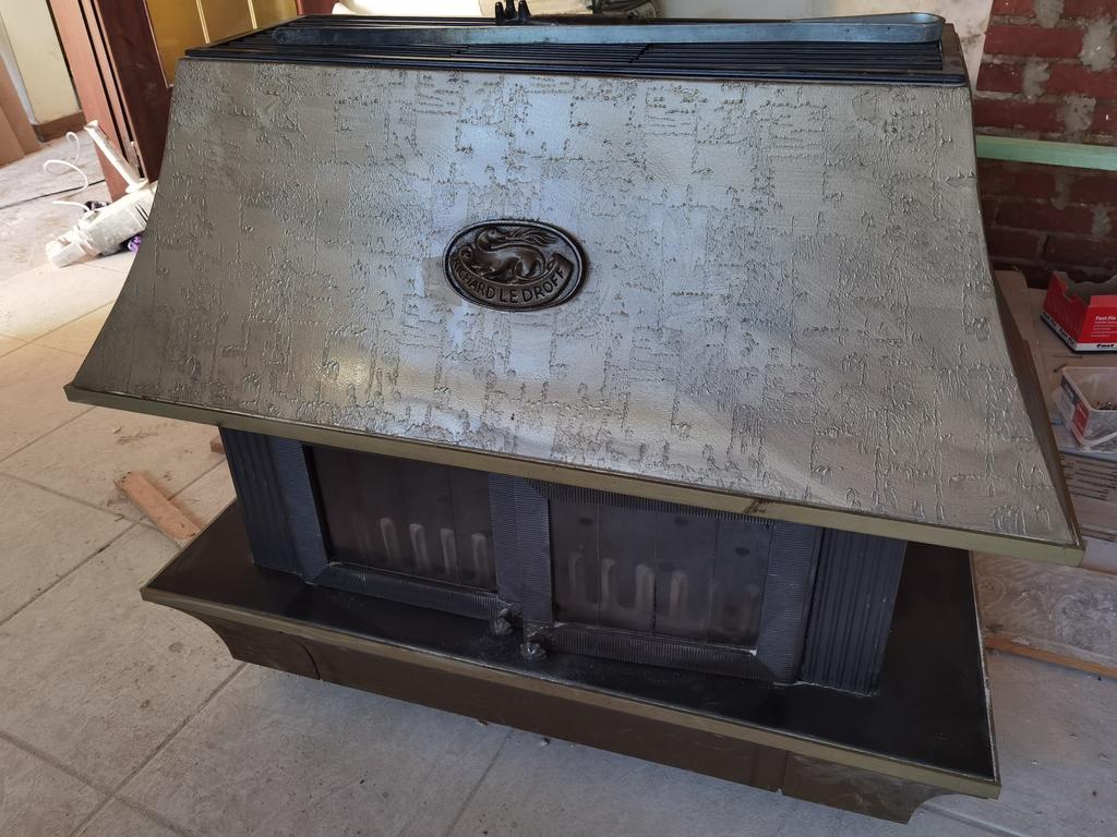 Foyer de cheminée Richard Le Droff, Enlèvement, Utilisé, Cheminée sur pied, Cheminée au bois