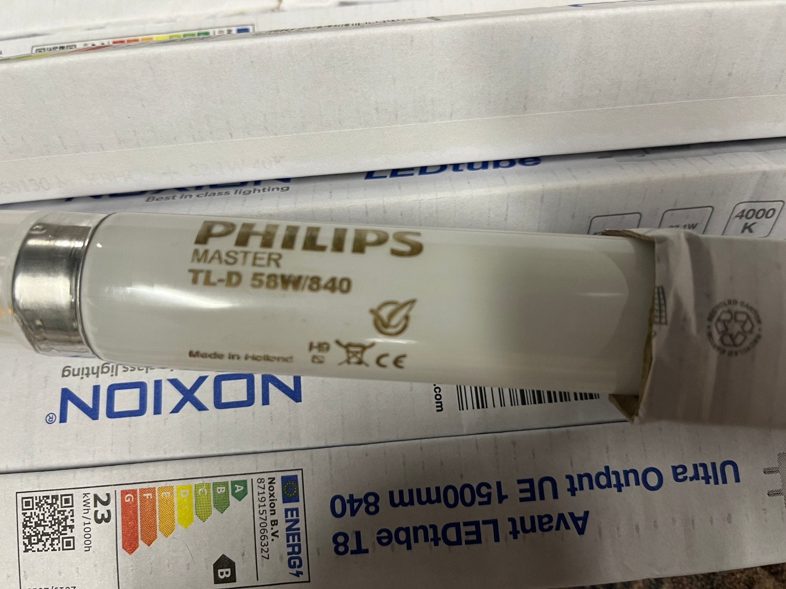 TL lampen en elektrische ballast, Maison & Meubles, Lampes | Lampes en vrac, Enlèvement, Comme neuf, Philips