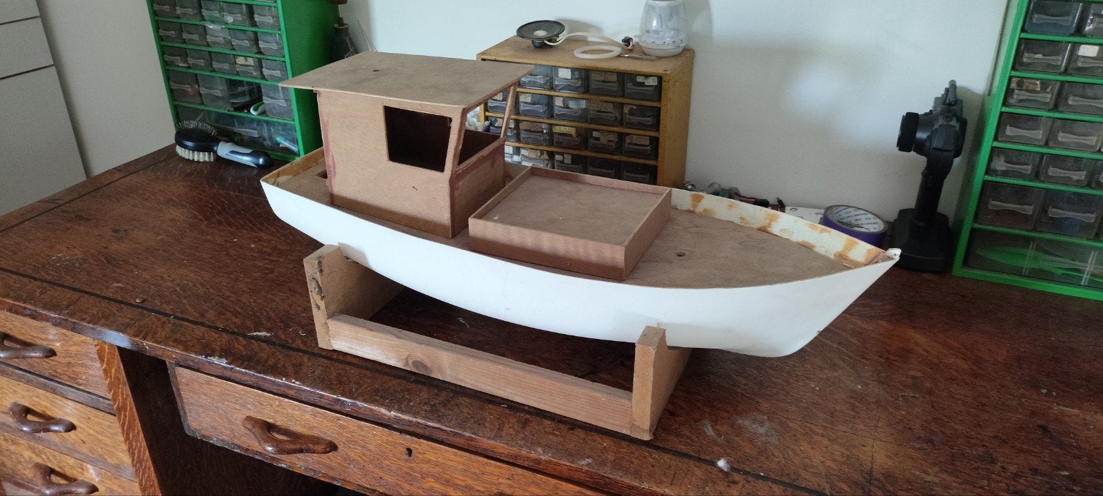 Romp, vissersboot, Ophalen