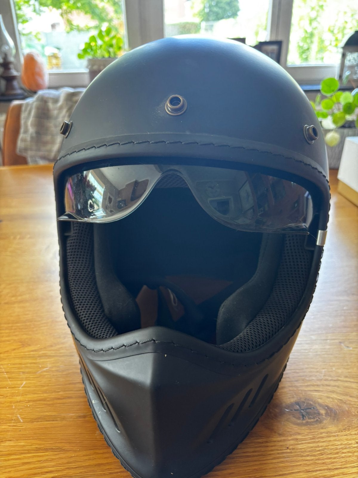 Casque moto homme, Vélos & Vélomoteurs, Enlèvement, Comme neuf, Small