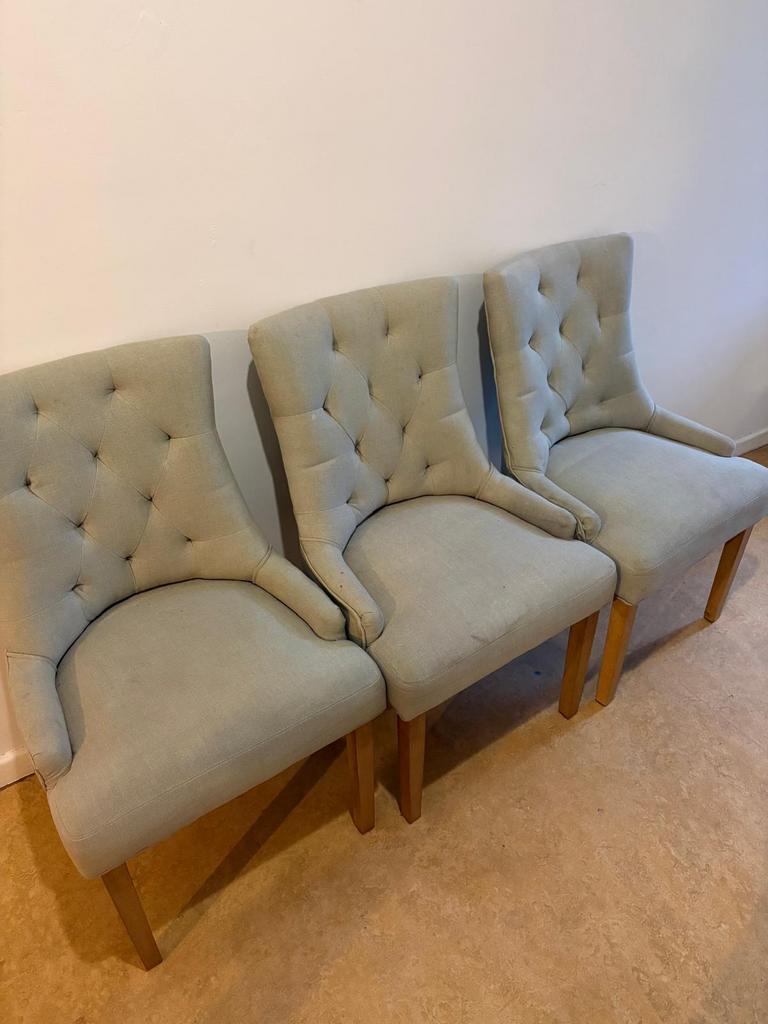 Lot de 4 chaises fauteuils, Maison & Meubles, Enlèvement, Comme neuf