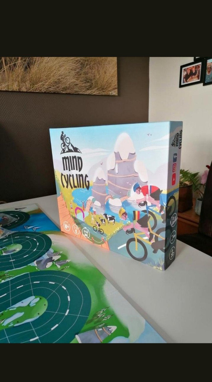 Mind Cycling Jeu de société sur le cyclisme, Cinq joueurs ou plus, Enlèvement ou Envoi, Comme neuf, Mind Cycling