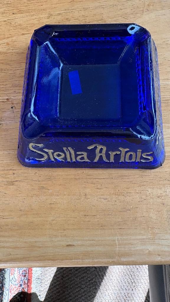 Stella Artois asbak in glas ., Verzamelen, Ophalen of Verzenden, Nieuw, Reclamebord, Plaat of Schild, Stella Artois