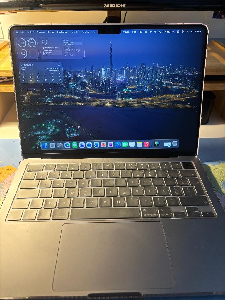 Macbook Air M3 8gb/256gb, 256 GB, 8 GB, 13 inch, Ophalen of Verzenden