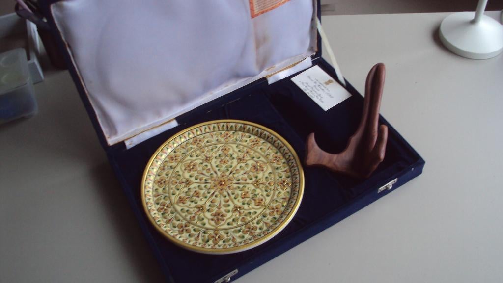 India gold plated relatiegeschenk VIP, Ophalen of Verzenden